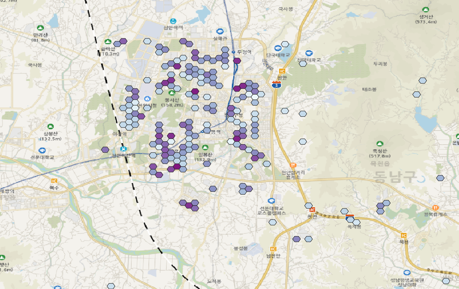 '충청남도 천안시 병원 입지 매력도'상품 썸네일 이미지