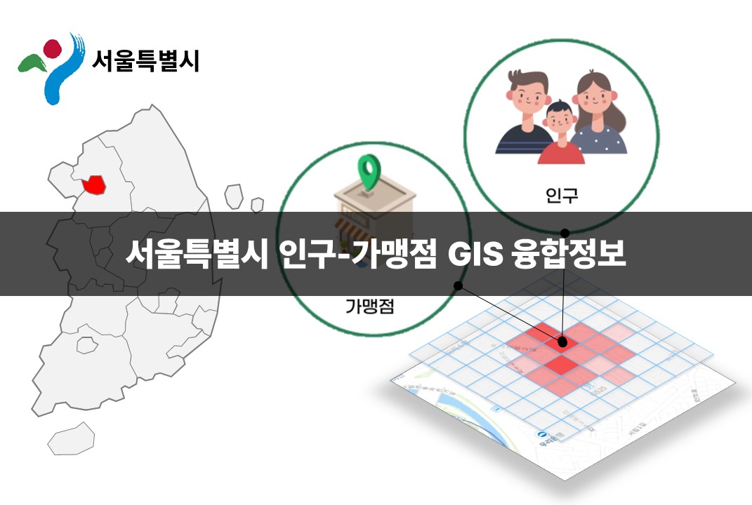 '서울특별시 인구-업종 GIS 융합데이터'상품 썸네일 이미지