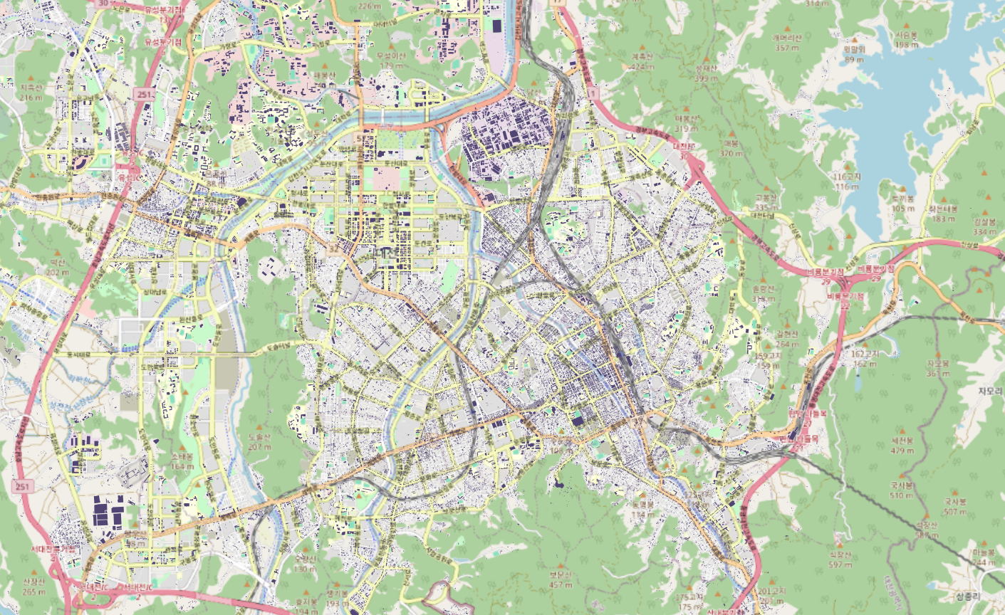 '대전광역시 건물단위 의료시설 입지매력도'상품 썸네일 이미지